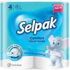 Tualetes papīrs 2 slāņi, 4 gab., Selpak